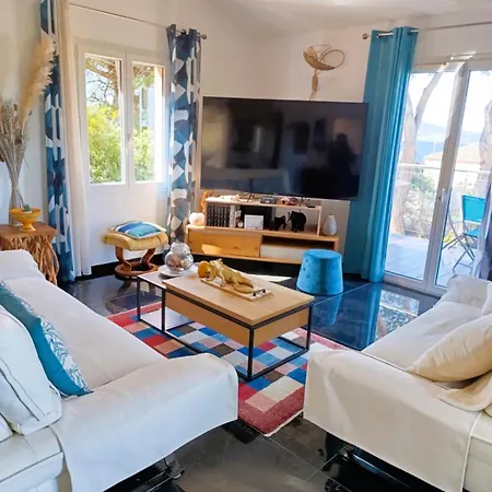 فيلة Superbe 5 Etoiles Presqu'ile De Giens La Madrague Rita La D'or Vue Piscine Hyères