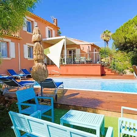 Superbe 5 Etoiles Presqu'ile De Giens La Madrague Rita La D'or Vue Piscine * Hyères