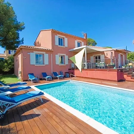 Superbe 5 Etoiles Presqu'ile De Giens La Madrague Rita La D'or Vue Piscine فيلة *